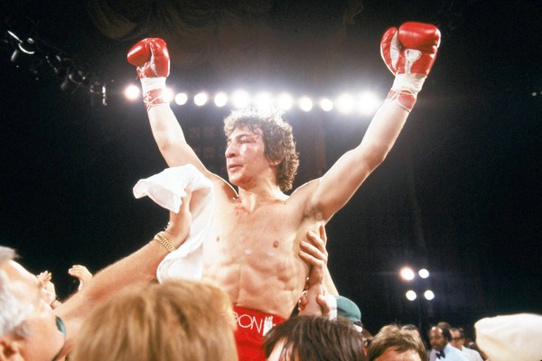 Ray Boom Boom Mancini - 'Boom Boom' with his mother and father